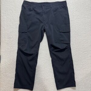 Under Armour Storm Cargo Pants Men's Black Loose Fit Tactical Outdoor Size 36x30